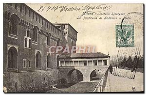 Image du vendeur pour Carte Postale Ancienne Milano Castello Sforzesco La Ponticella di Lodovico il Moro mis en vente par CPAPHIL