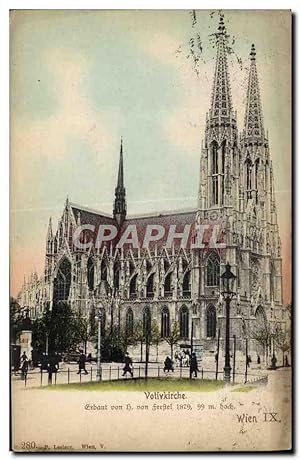 Carte Postale Ancienne Votivkirche Wien