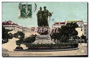 Bild des Verkufers fr Carte Postale Ancienne Geneve Monument National zum Verkauf von CPAPHIL