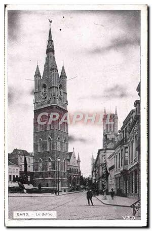 Carte Postale Ancienne Gand Le Beffroi