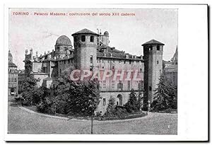 Carte Postale Ancienne Torino Piazza Madama