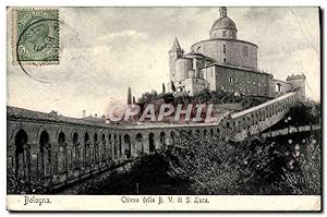 Bild des Verkufers fr Carte Postale Ancienne Bologna chiesa Della BV di s luca zum Verkauf von CPAPHIL