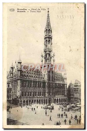 Carte Postale Ancienne Bruxelles Hôtel de Ville
