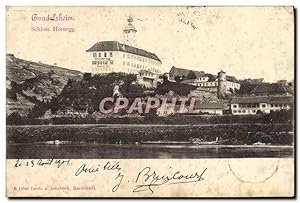 Carte Postale Ancienne Gundelsheim Schloss Hornegg