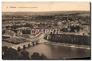 Carte Postale Ancienne Namur Panorama Vers Jambes