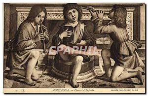 Immagine del venditore per Carte Postale Ancienne Musee Du Louvre Montagna Concert d'enfants Paris venduto da CPAPHIL
