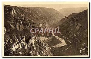 Carte Postale Ancienne Gorges du Tarn Le Point Sublime