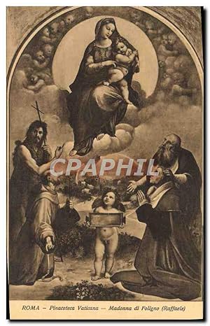 Bild des Verkufers fr Carte Postale Ancienne Roma Madonna di Filigno Raffaele zum Verkauf von CPAPHIL