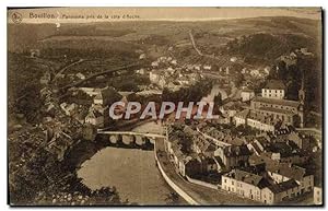 Carte Postale Ancienne Bouillon Panorama pris de la cote d'Aucllin