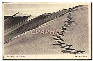 Bild des Verkufers fr Carte Postale Ancienne Pilat Plage La Grande Dune zum Verkauf von CPAPHIL