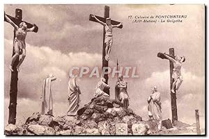 Bild des Verkufers fr Carte Postale Ancienne Calvaire de Pontchteau Le Golgotha zum Verkauf von CPAPHIL