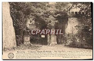 Carte Postale Ancienne Beauraing Le Château Entrée des Ruines