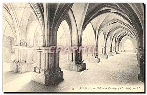 Carte Postale Ancienne Luxeuil Cloître de l'Abbaye