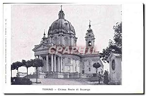 Carte Postale Ancienne Torino Chiesa Reale Di Superga