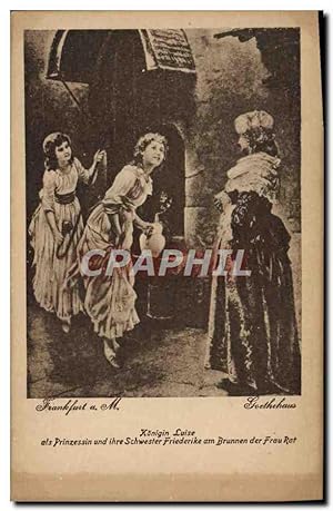 Bild des Verkufers fr Carte Postale Ancienne Konigin Luise als Prinzessin Und ihre Schwester zum Verkauf von CPAPHIL