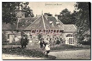 Carte Postale Ancienne Luxeuil Les Bains Parc et etablissement