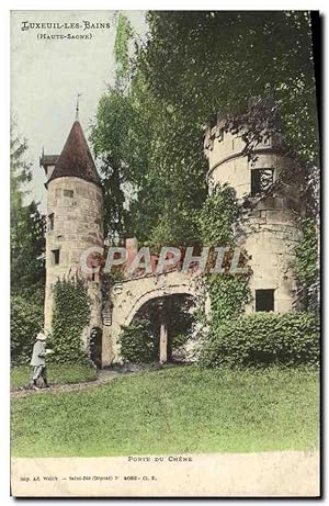Carte Postale Ancienne Luxeuil Les Bains Porte du chene