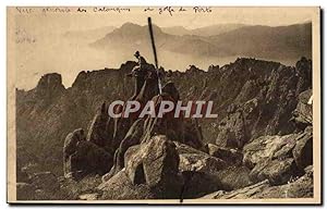 Carte Postale Ancienne Piana vue générale Des Calanque Et Golfe De Porto