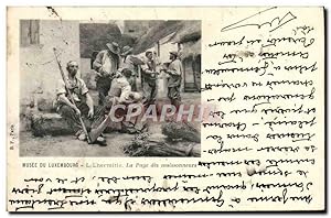 Seller image for Carte Postale Ancienne Musee Du Luxembourg L'Lhermitte La Page des moissonneurs for sale by CPAPHIL