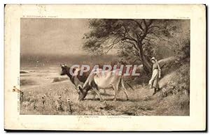 Image du vendeur pour Carte Postale Ancienne Le Retour Vache mis en vente par CPAPHIL