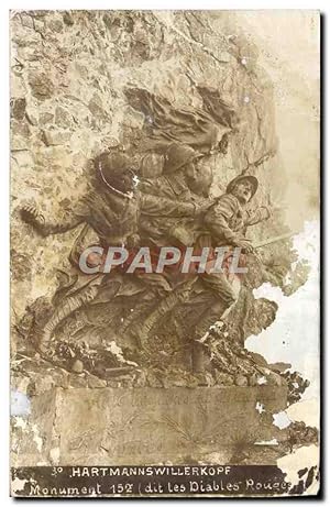 Image du vendeur pour Carte Postale Ancienne Hartmannswillerkopf Monument Les diables rouges mis en vente par CPAPHIL