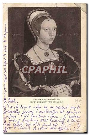 Bild des Verkufers fr Carte Postale Ancienne Palais Lanckoronski Hans Holbein der Jungere zum Verkauf von CPAPHIL