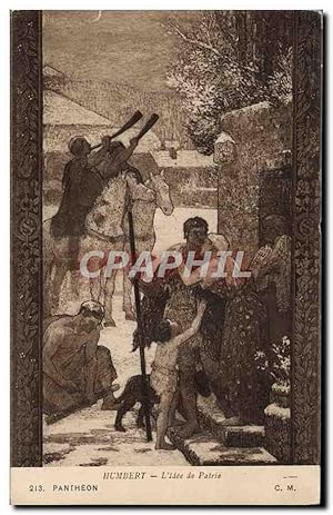 Image du vendeur pour Carte Postale Ancienne Humbert L'idee de Patrie Pantheon Paris mis en vente par CPAPHIL