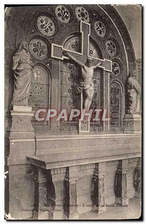 Seller image for Carte Postale Ancienne Ste Anne d'Auray L'autel de la Scala Sancta for sale by CPAPHIL