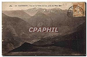 Imagen del vendedor de Carte Postale Ancienne Cauterets vue sur la vallée de Luz prise du Pene Nere a la venta por CPAPHIL