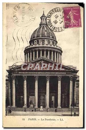 Bild des Verkufers fr Carte Postale Ancienne Paris Le Pantheon zum Verkauf von CPAPHIL