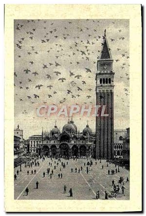 Imagen del vendedor de Carte Postale Moderne Venezia Piazza Chiesa di S Marco e Campanle a la venta por CPAPHIL