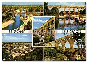 Carte Postale Moderne Le Pont du Gard Aqueduc romain