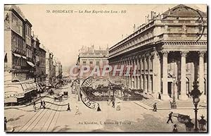 Image du vendeur pour Carte Postale Ancienne Bordeaux La Rue Esprit des Lois mis en vente par CPAPHIL