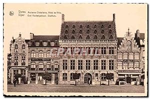Carte Postale Ancienne Ypres Ancienne Chatellerie Hôtel de Ville