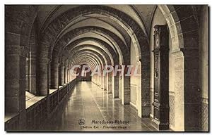 Carte Postale Ancienne Maredsous Abbaye Cloître Est Premier etage