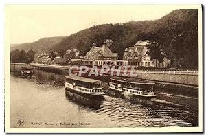 Carte Postale Ancienne Namur Kursaal Et Bateaux Pour Touristes