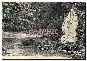 Imagen del vendedor de Carte Postale Ancienne Paris La statue d'Ambroise Thomas au parc Monceau a la venta por CPAPHIL