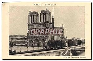 Carte Postale Ancienne Paris Notre Dame