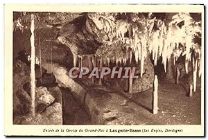 Image du vendeur pour Carte Postale Ancienne Laugerie Basse Entre de la Grotte du Grand Roc Les Eyzies Prehistoire mis en vente par CPAPHIL