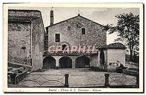 Bild des Verkufers fr Carte Postale Ancienne Assisi Chiesa di s Damiano Esterno zum Verkauf von CPAPHIL