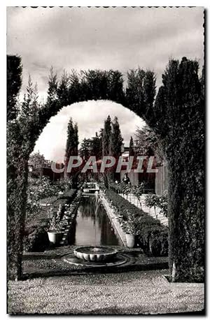 Carte Postale Moderne Granada Jardines del Généralife