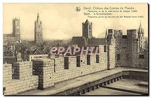 Carte Postale Ancienne Gand Gent Château Des Comtes De Flandre