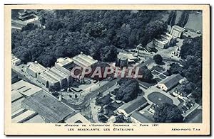 Image du vendeur pour Carte Postale Ancienne Paris vue Aeriennne De L'Exposition Coloniale 1931 Les Beaux Arts Les Etats Unis mis en vente par CPAPHIL