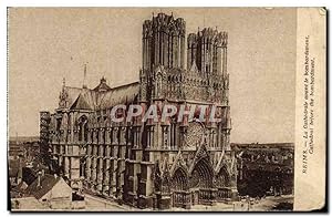 Carte Postale Ancienne Reims La Cathédrale Avant Le Bombardement