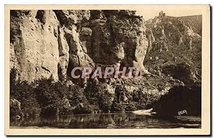 Carte Postale Ancienne Gorges Du Tarn Les Falaises Caleaires Du Cirque Des Baumes