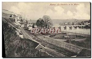 Carte Postale Ancienne Namur La Citadelle et la Meuse