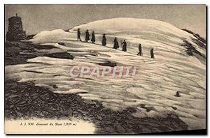 Carte Postale Ancienne Sommet Du Buet Alpinisme