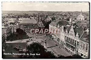 Carte Postale Moderne Haarlem Panorama De Grote Kerk