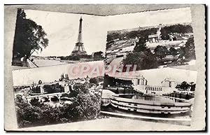 Imagen del vendedor de Carte Postale Moderne Paris La Tour Eiffel Du Carrouel I'Arc De Triomphe Le Vert Galant a Notre Dame Le palais de Chaillot a la venta por CPAPHIL