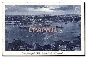 Seller image for Carte Postale Ancienne Constantinople vue gnrale de l'arsenal Bateaux for sale by CPAPHIL
